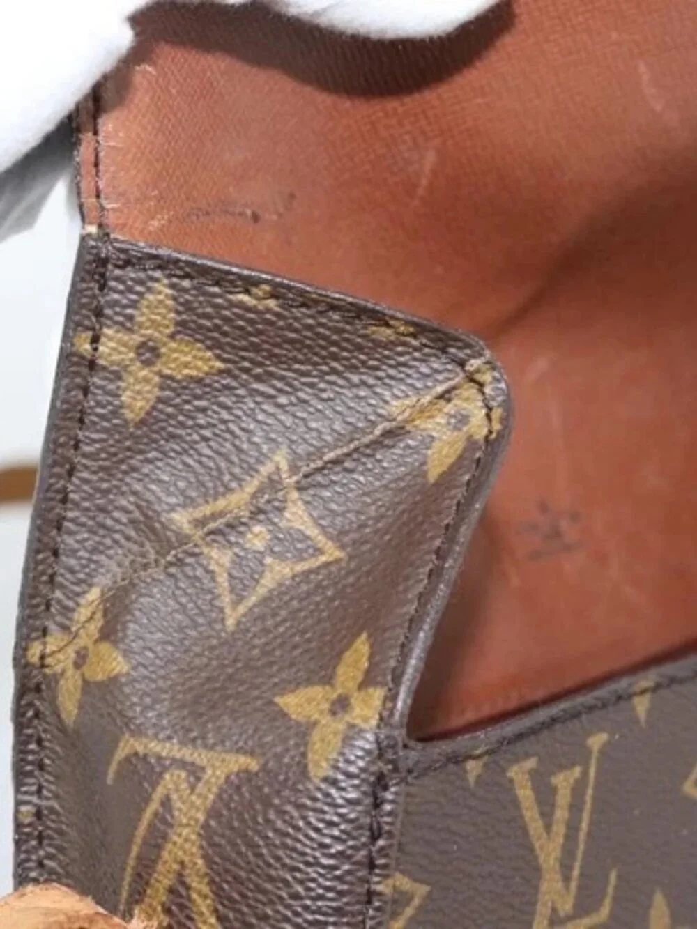 LOUIS VUITTON Monogram Saint Cloud GM Shoulder Bag M51242 LV Auth 184843